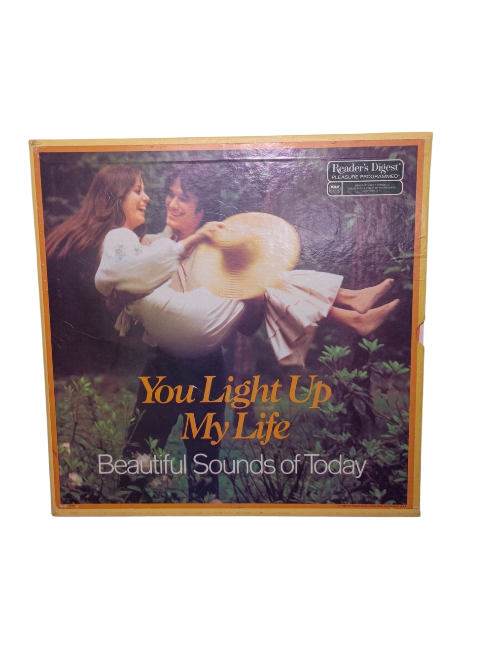 Reader's Digest You Light Up My Life - Yellow Accent Vintage  Album Cover
